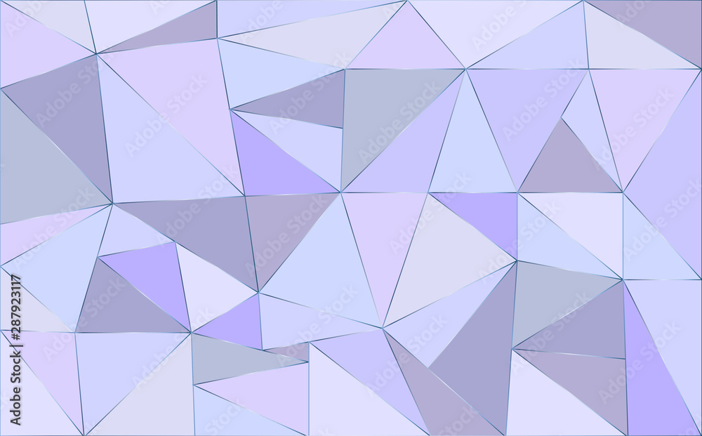 Obraz premium Modern gradient triangle background texture made out of triangles of different sizes in vector art, to be used as background,texture for sites,posters. Low Poly texture