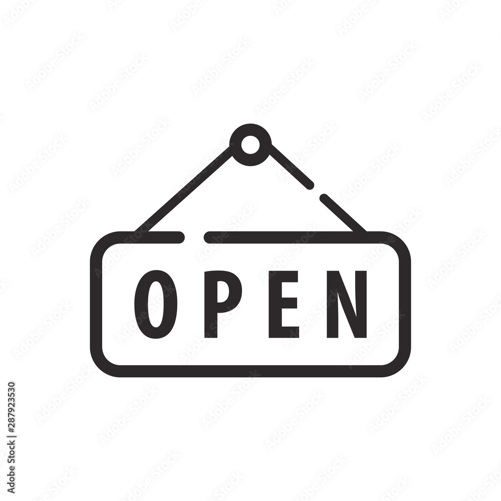 open icon vector design illustration open icon vector design illustration
