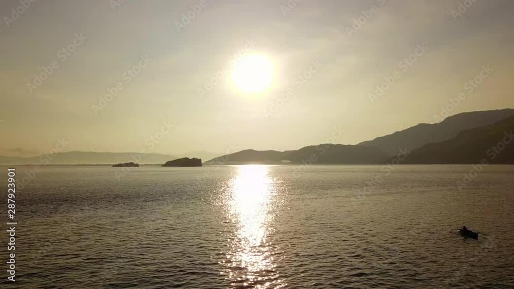 Sunrise at zambales Island in Philippines 4k Sunrise at zambales Island in Philippines 4k