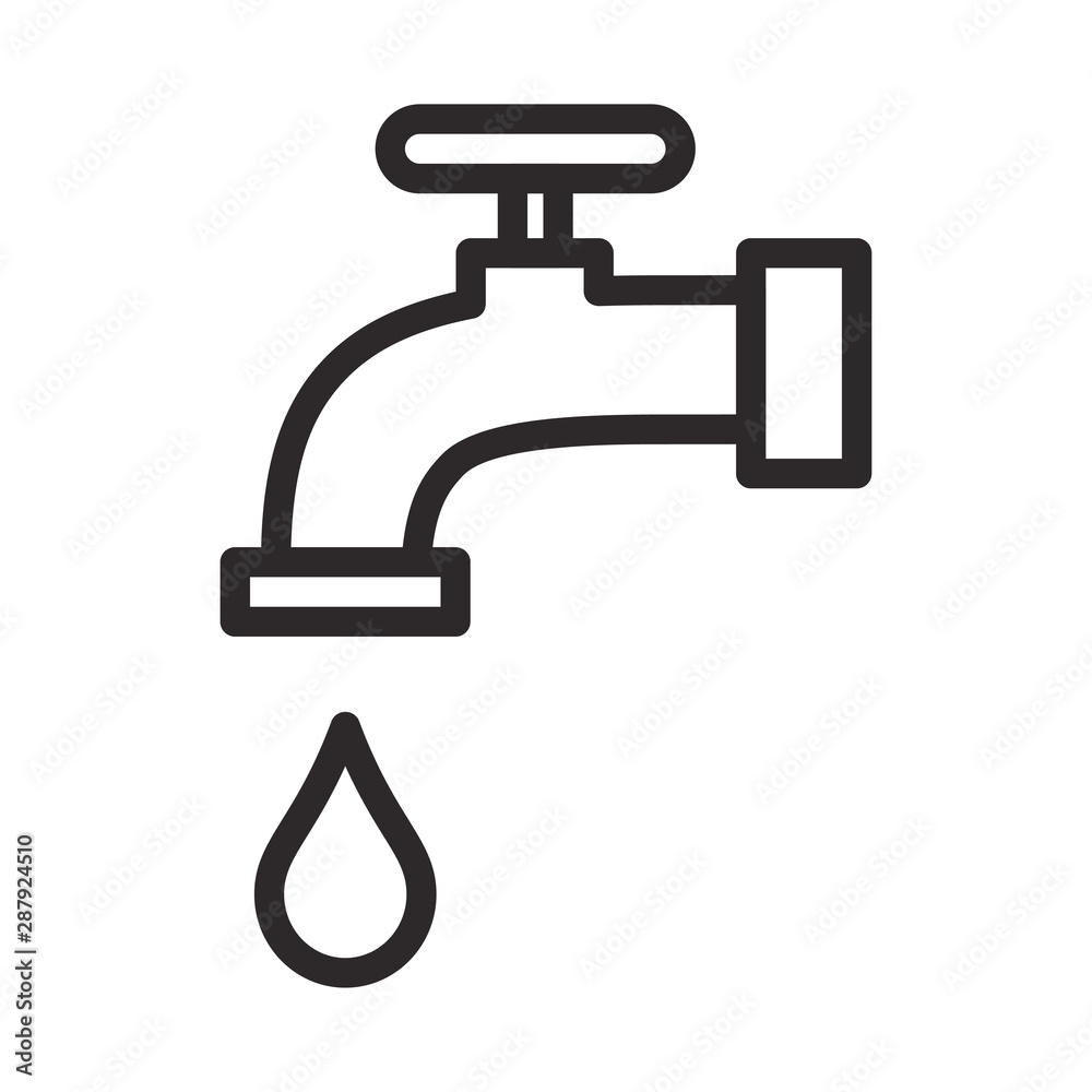 tap water icon vector design illustration