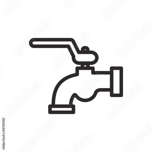 tap water icon vector design illustration