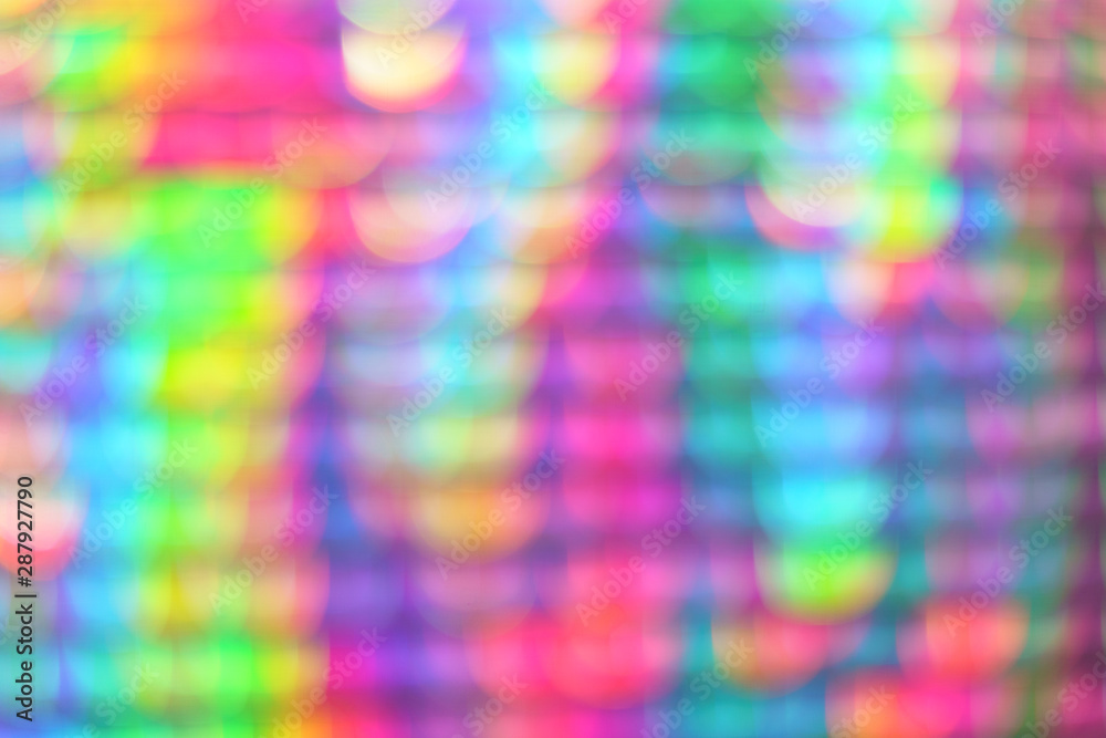 Holographic iridescent gradient color background texture.