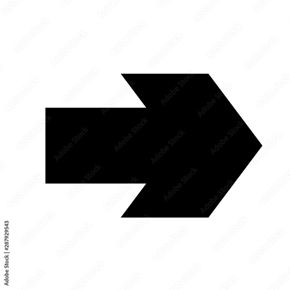 Vector arrow icon. black arrow icon with trendy flat style icon isolated on white background Vector arrow icon. black arrow icon with trendy flat style icon isolated on white background