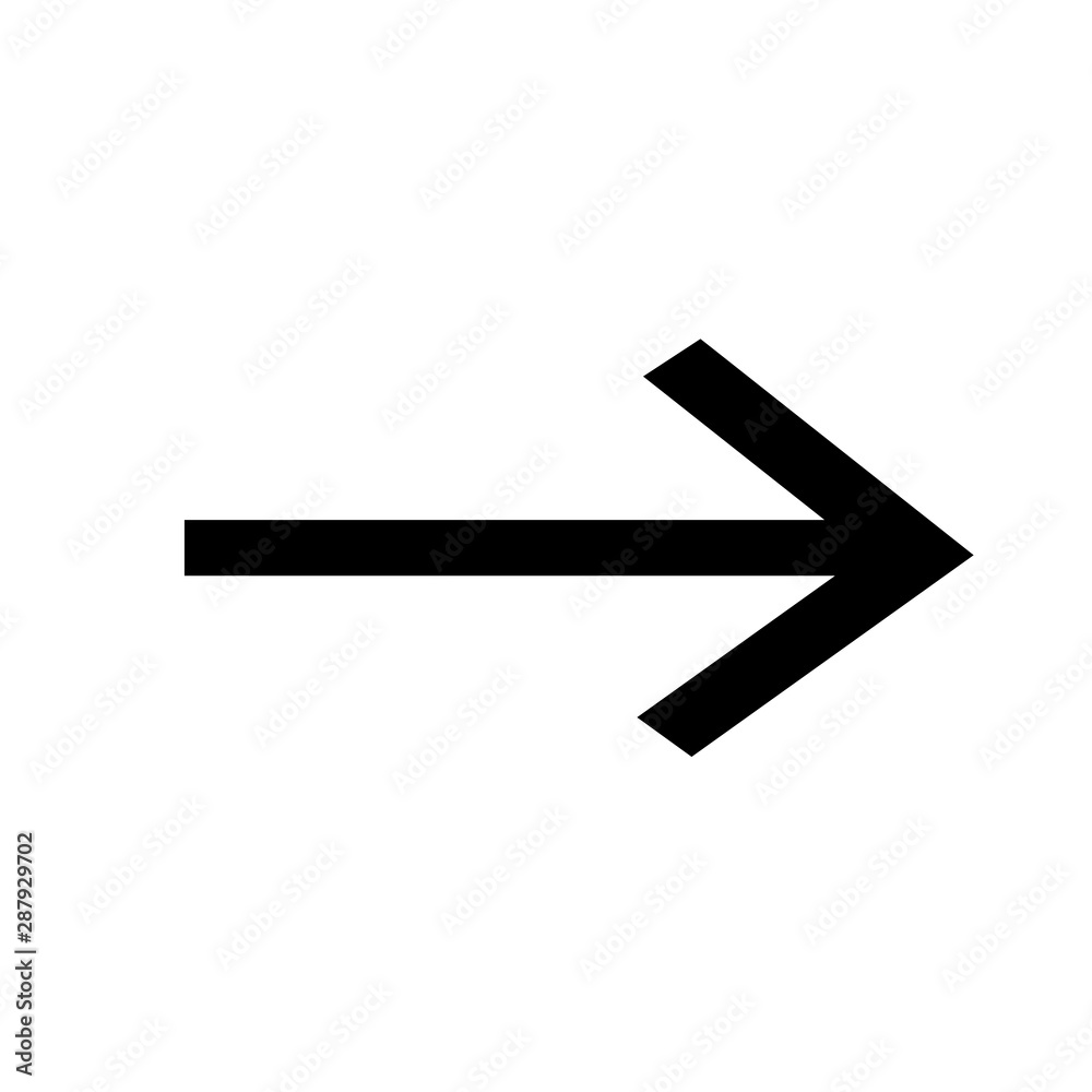 Vector arrow icon. black arrow icon with trendy flat style icon isolated on white background Vector arrow icon. black arrow icon with trendy flat style icon isolated on white background