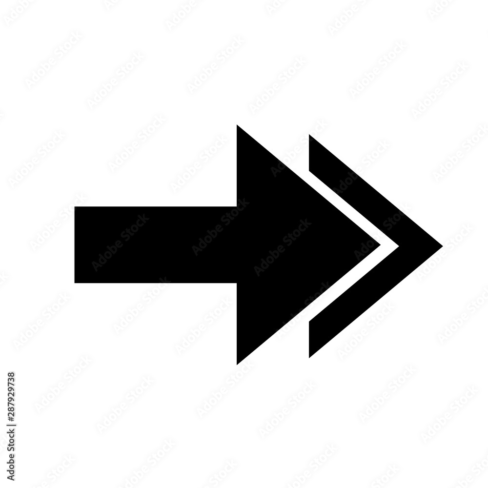 Vector arrow icon. black arrow icon with trendy flat style icon isolated on white background Vector arrow icon. black arrow icon with trendy flat style icon isolated on white background
