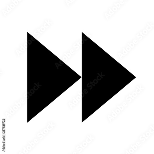 Vector arrow icon. black arrow icon with trendy flat style icon isolated on white background