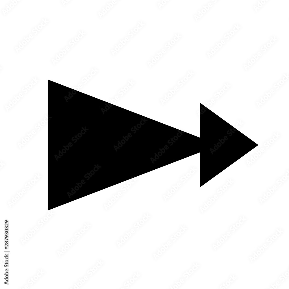 Vector arrow icon. black arrow icon with trendy flat style icon isolated on white background Vector arrow icon. black arrow icon with trendy flat style icon isolated on white background