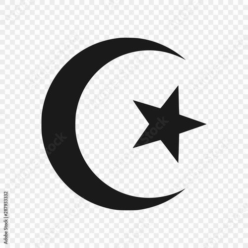 symbol of Islam isolated