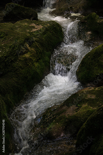 Waterfalls and Slopes. Myra Falls ,in the Muggendorf in Lower Austria