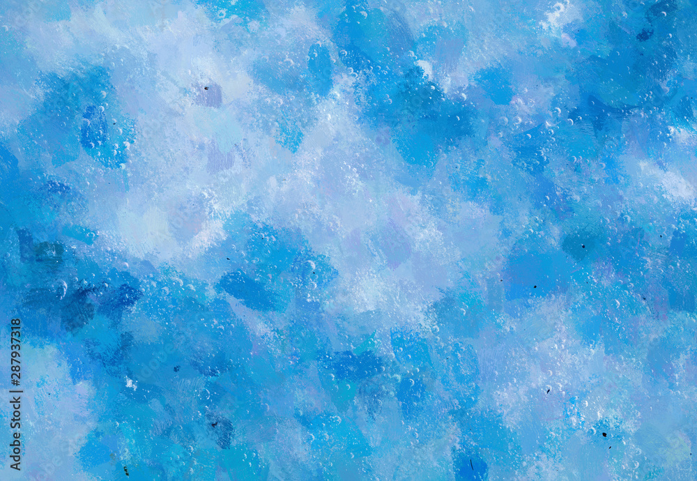 abstract blue background cold winter theme