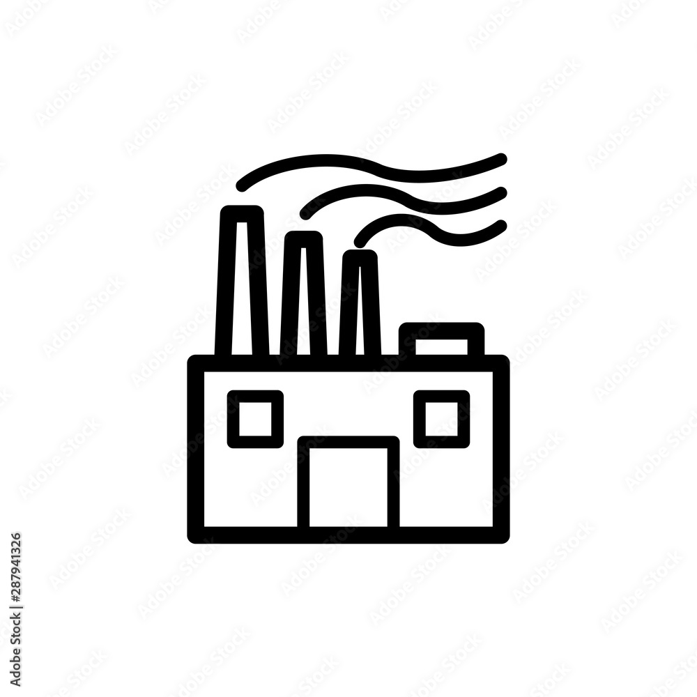 factory building flat icon trendy factory building flat icon trendy