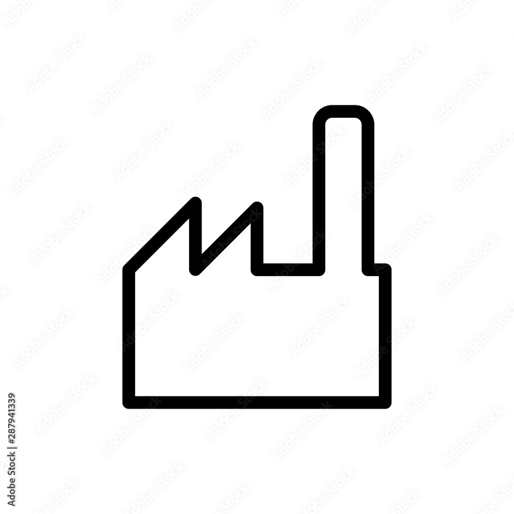 factory building flat icon trendy factory building flat icon trendy