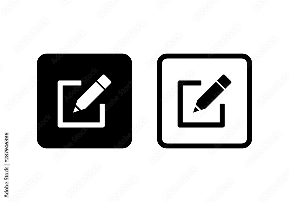Edit icon, Pencil icon, sign up Icon vector. symbol for web site Computer and mobile vector. Edit icon, Pencil icon, sign up Icon vector. symbol for web site Computer and mobile vector.