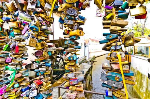 Padlocks on a Bridge