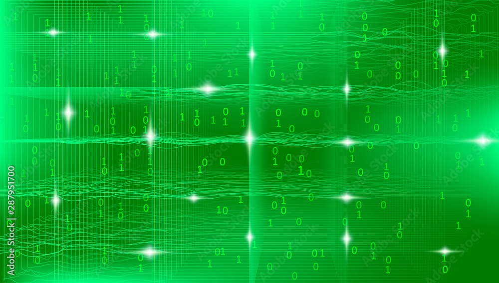Obraz premium Light Big Data Visualization. Security Concept. 