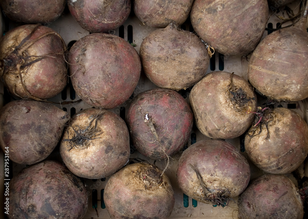 basket full of fresh red beets or beetroots, sweet, tasty, at local vegetable market, agriculture, food, diet, vitamins, nutrition, summer, background, Milan, Italy basket full of fresh red beets or beetroots, sweet, tasty, at local vegetable market, agriculture, food, diet, vitamins, nutrition, summer, background, Milan, Italy