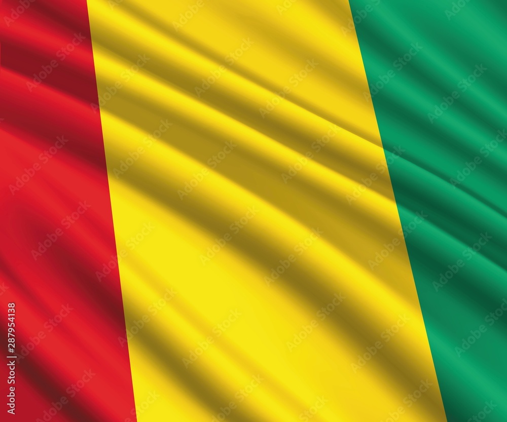 Fototapeta premium 3d waving flag