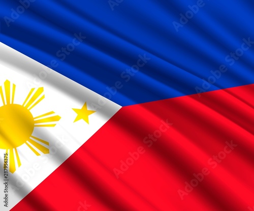 3d waving flag