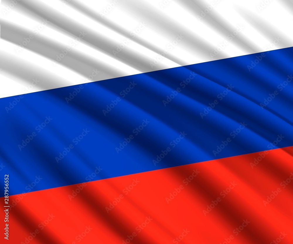 Fototapeta premium 3d waving flag