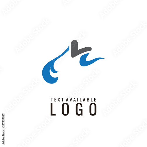 letter m logo design template