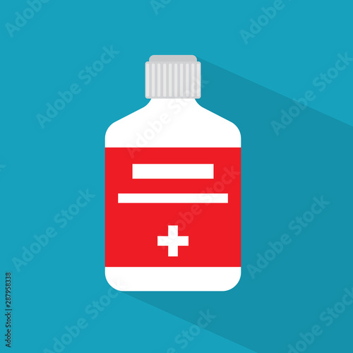 medicine bottle con- vector illustration