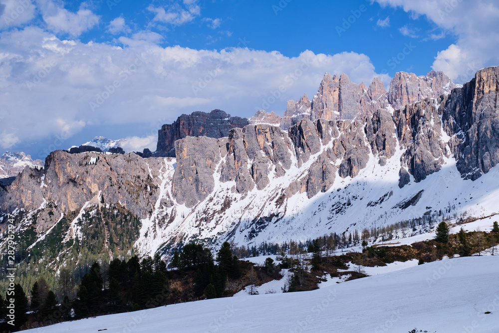 Rocks and mountains in South Tirol Italy