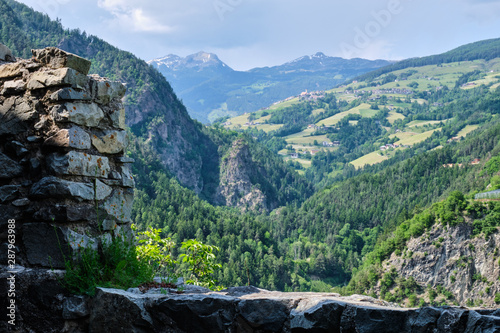 View from monastery Saeben to landscape photo