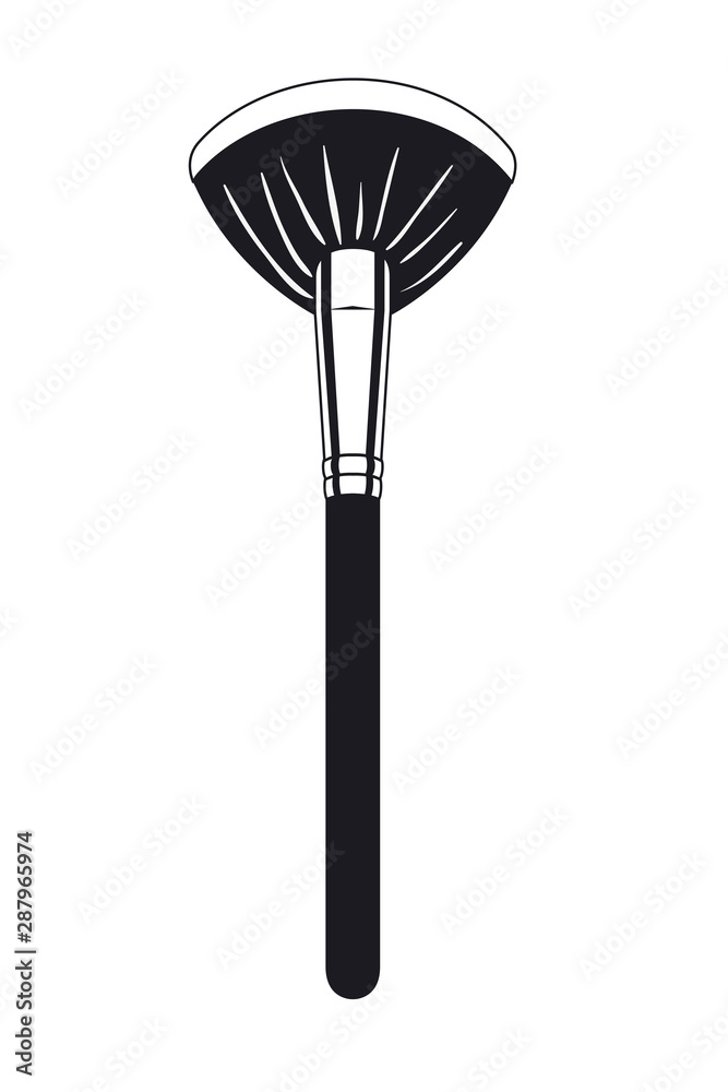 applicator make up thick brush accessory