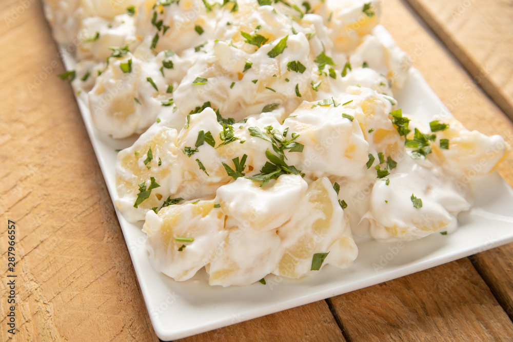 Patatas bravas traditional Spanish potatoes snack tapas.. Patatas bravas traditional Spanish potatoes snack tapas..