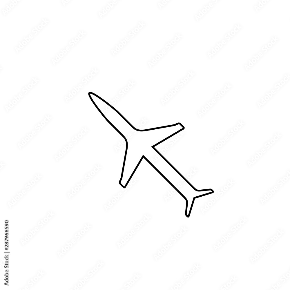 Air plane icon. Fly transport sign Air plane icon. Fly transport sign