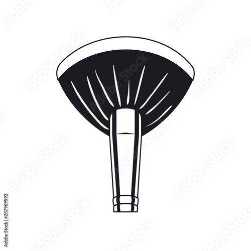 applicator make up thick brush accessory