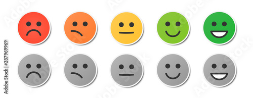 Rating Emotion Sticker Set