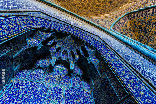 Sheikh Lotfollah Mosque in Isfahan, Iran photo