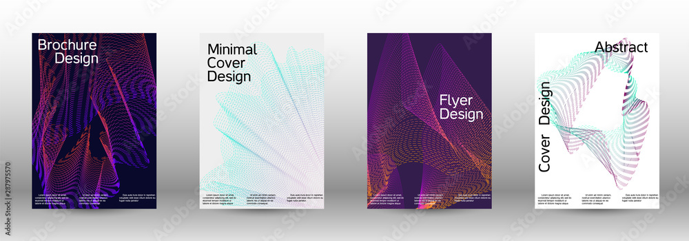 Cover design template set Cover design template set