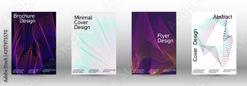 Cover design template set 