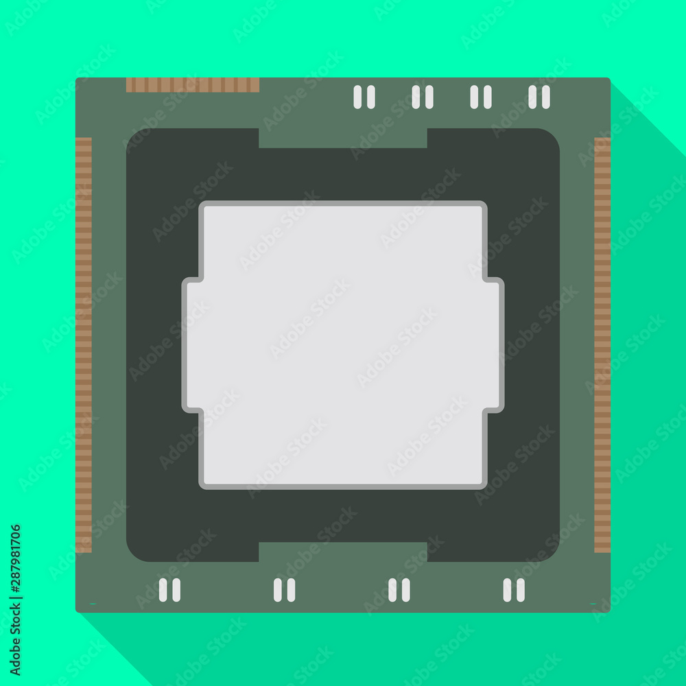 Isolated object of processor and chip symbol. Set of processor and data stock vector illustration. Isolated object of processor and chip symbol. Set of processor and data stock vector illustration.