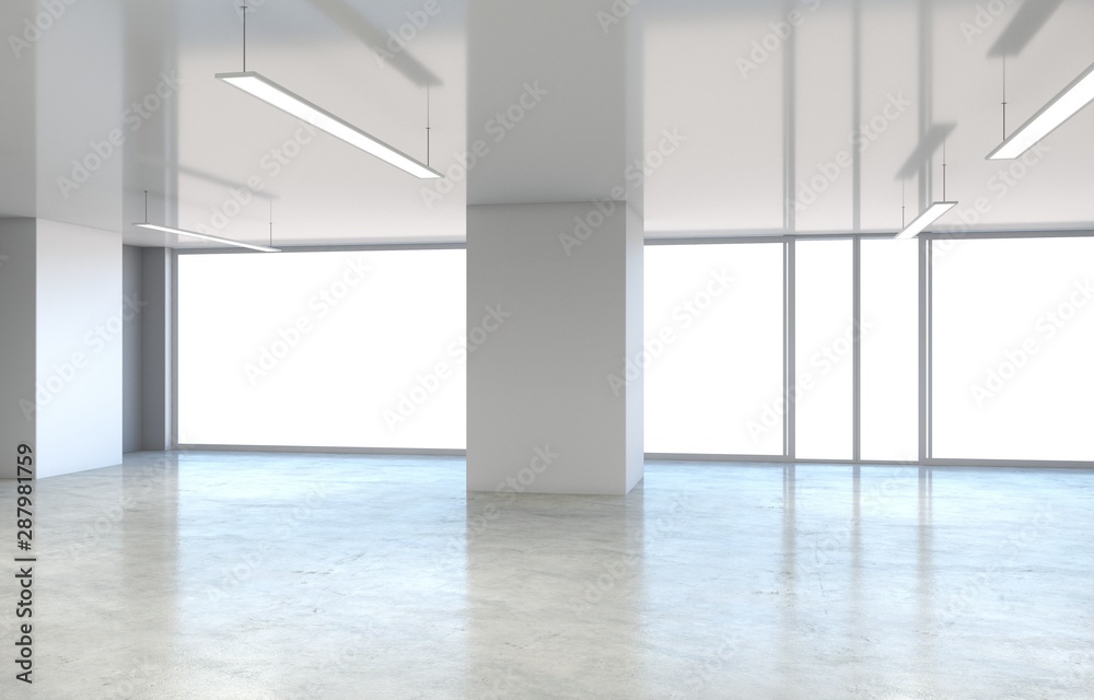 Obraz premium , interior visualization, 3D illustration