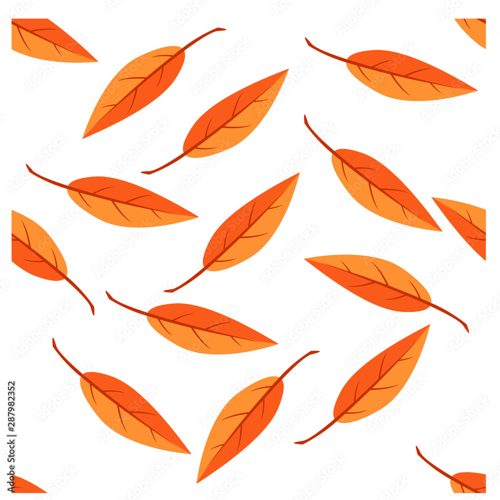 simple seamless pattern a leaf design vector simple seamless pattern a leaf design vector