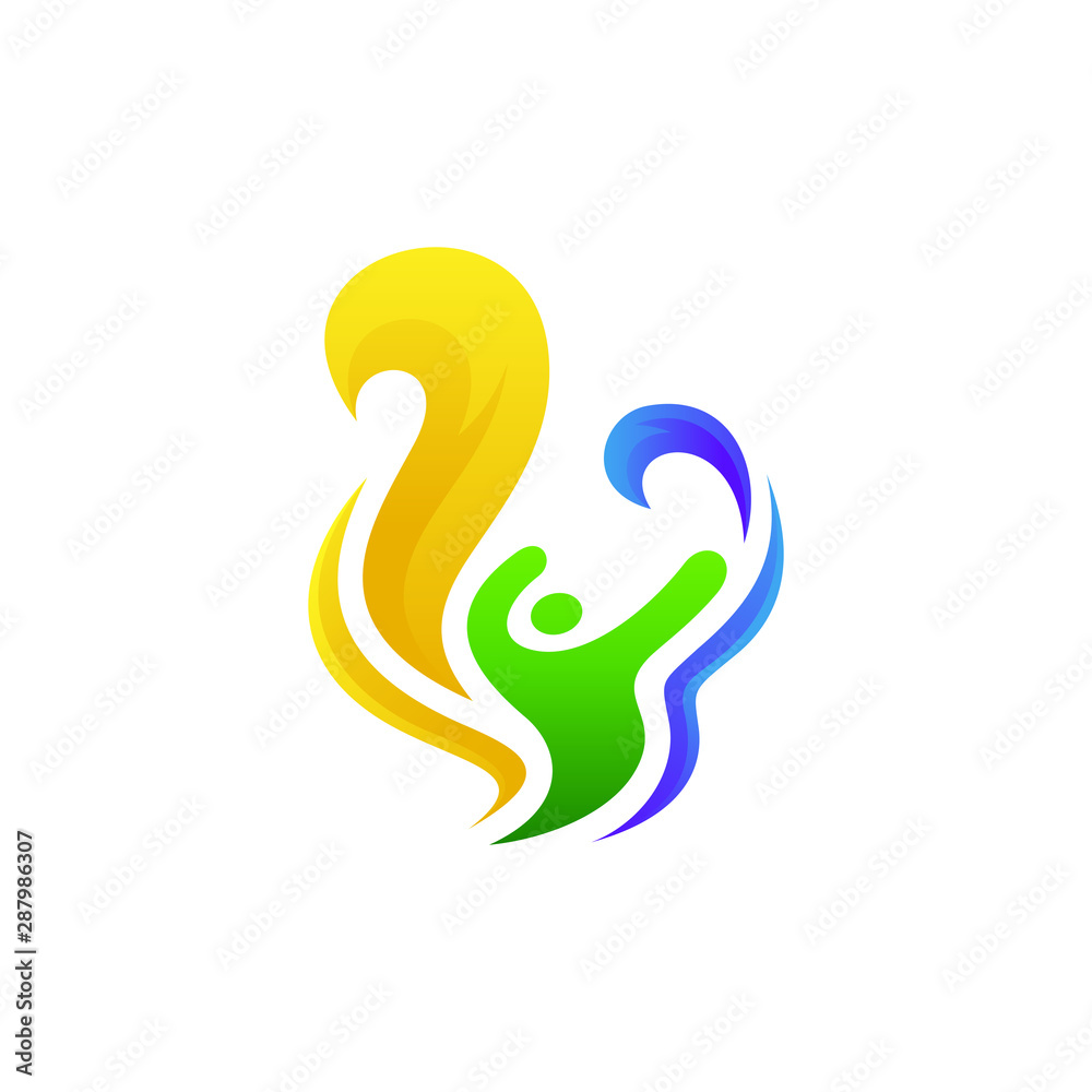 people for spha and aesthetic logo design people for spha and aesthetic logo design