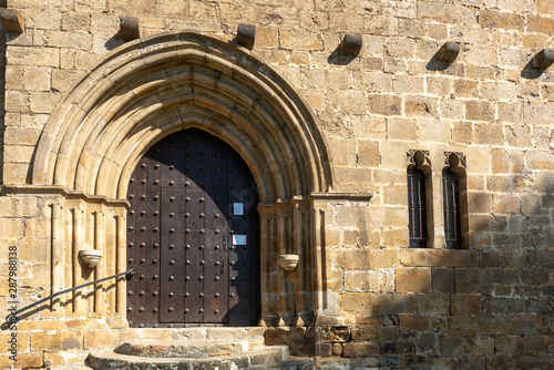 Facade of the chapel of La Antigua in Zumarraga, Basque Country, Spain photo