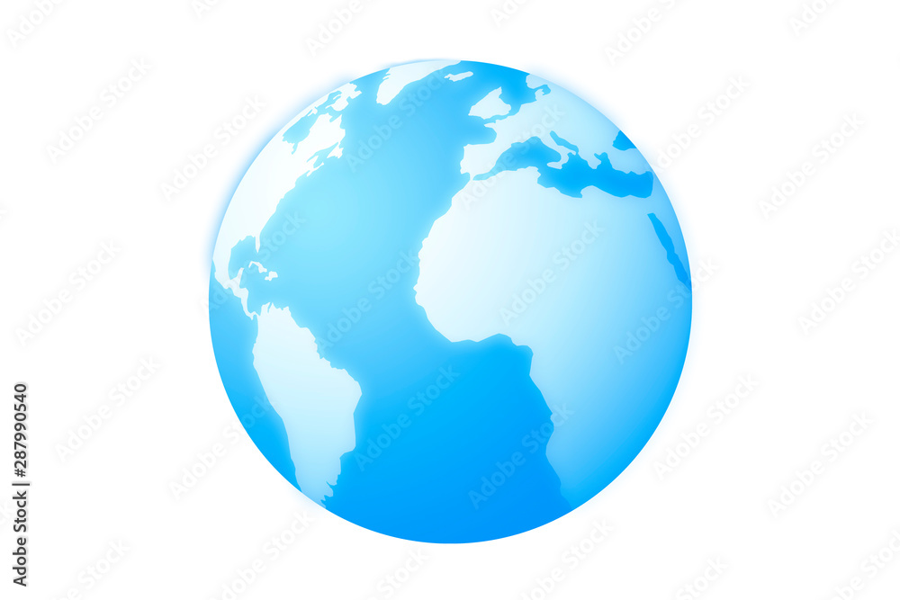 Earth Globe icon. Earth Globe icon.