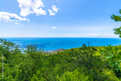 Beautiful landscape with the Black Sea in Foros. Crimea © olgavolodina