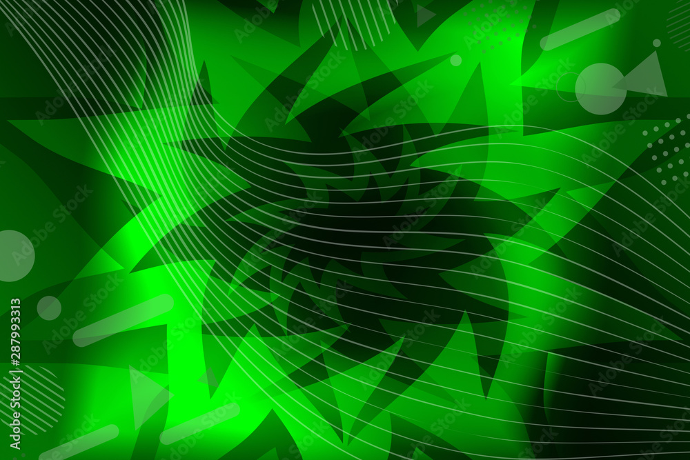 Spider web on abstract blur green background - PatternPictures