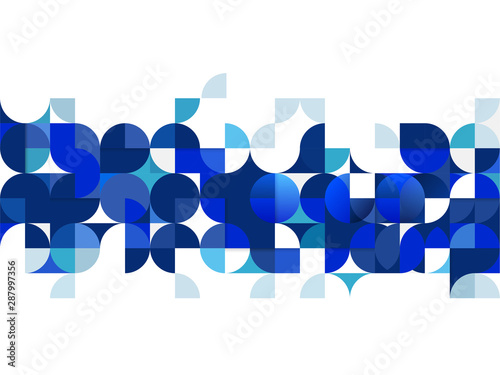 Abstract trendy geometric template with blue repeating grid pattern . Minimal pattern geometric design. Eps10 vector illustration.