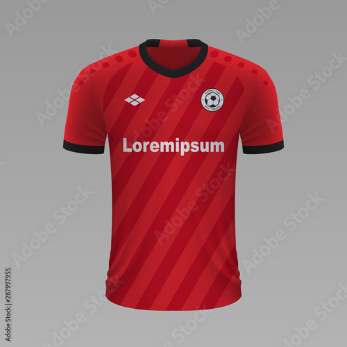 Realistic soccer shirt 2020