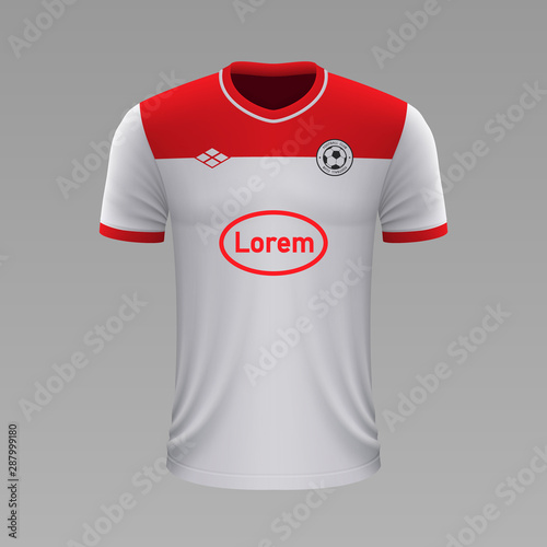 Realistic soccer shirt 2020