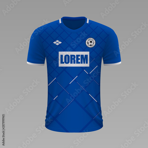 Realistic soccer shirt 2020 photo