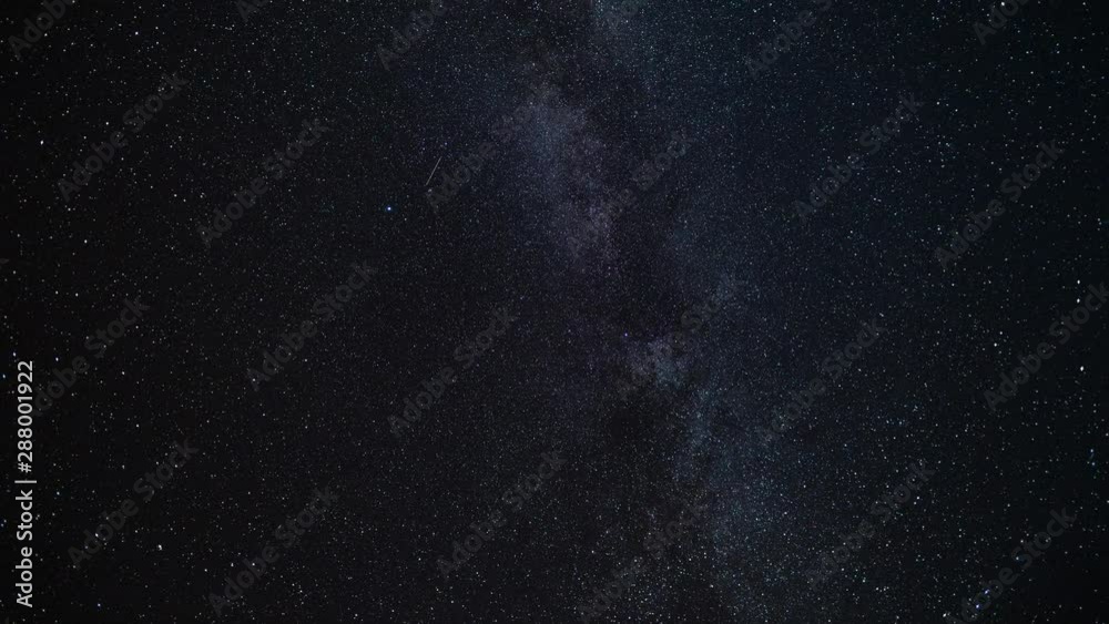 Milky Way rotating time lapse real stars Milky Way rotating time lapse real stars