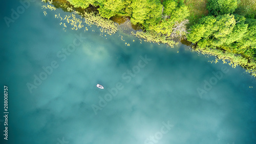 Aerial landscape from the drone- lake shore © Piotr Krzeslak