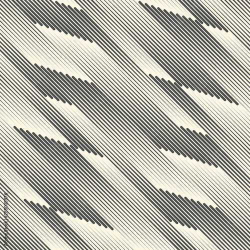 Seamless Diagonal Line Background. Vector Monochrome Graphic Design